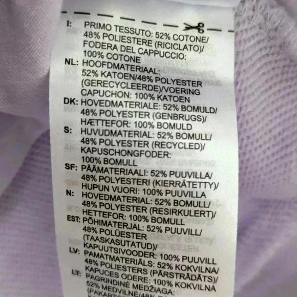 Adidas Lilac Purple Hooded Sweatshirt - size small great condition - Picture 2 of 4